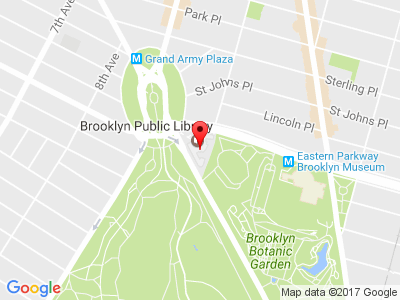 Google Map of 10 Grand Army Plaza Brooklyn, NY